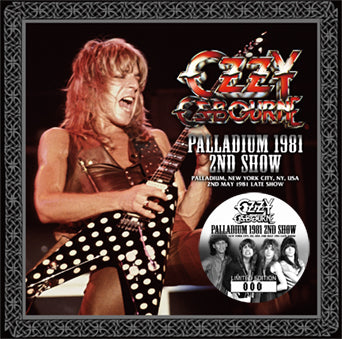 OZZY OSBOURNE / PALLADIUM 1981 2ND SHOW (1CD)