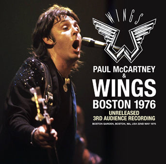 PAUL McCARTNEY & WINGS / BOSTON 1976 UNRELEASED 3RD AUDIENCE RECORDING (2CDR)