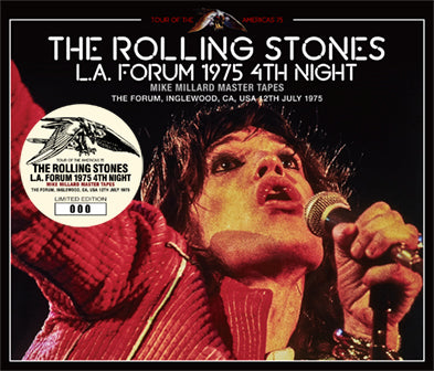 THE ROLLING STONES / L.A. FORUM 1975 4TH NIGHT MIKE MILLARD MASTER TAPES (3CD)