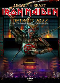 IRON MAIDEN / DETROIT 2022 (1DVDR)