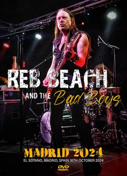 REB BEACH & THE BAD BOYS / MADRID 2024 (1DVDR)