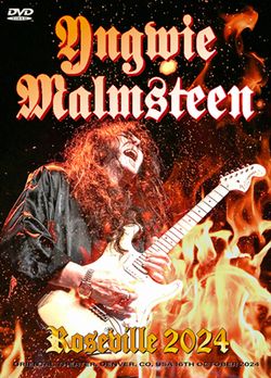 YNGWIE MALMSTEEN / ROSEVILLE 2024 (1DVDR)