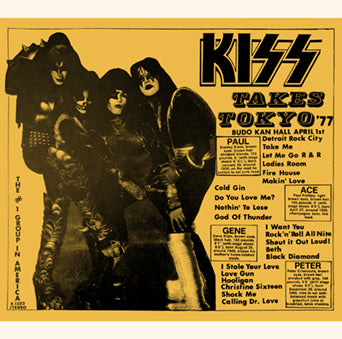 KISS / TAKES TOKYO '77 RUTHLESS RHYMES VINYL TRANSFER (1CDR)