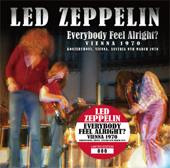 LED ZEPPELIN / EVERYBODY FEEL ALRIGHT? VIENNA 1970 (2CD)