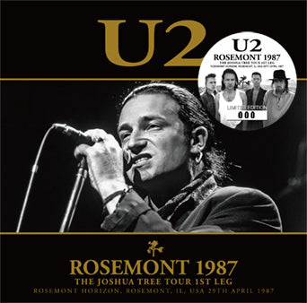 U2 / ROSEMONT 1987 THE JOSHUA TREE TOUR 1ST LEG (2CD)