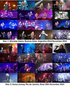 TOTO / SOUTH AMERICAN TOUR 2024 BUENOS AIRES & RIO DE JANEIRO (2DVDR)