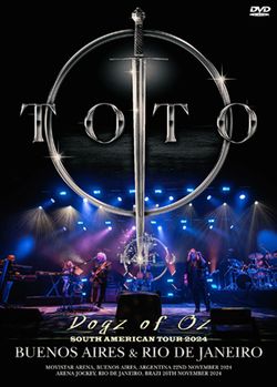 TOTO / SOUTH AMERICAN TOUR 2024 BUENOS AIRES & RIO DE JANEIRO (2DVDR)