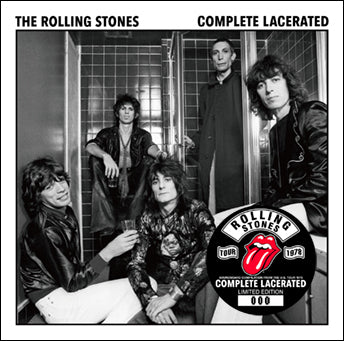 THE ROLLING STONES / COMPLETE LACERATED STANDARD B&W COVER 3rd Press (2CD)