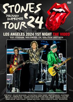 THE ROLLING STONES / LOS ANGELES 2024 1ST NIGHT THE VIDEO (1DVDR)