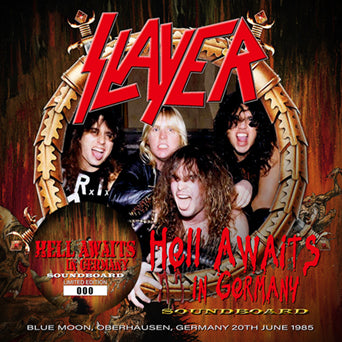 SLAYER / HELL AWAITS IN GERMANY SOUNDBOARD (1CD+1DVDR)