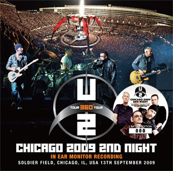 U2 / CHICAGO 2009 2ND NIGHT IN EAR MONITOR RECORDING (2CD)