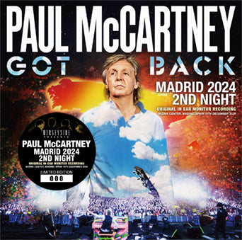 PAUL McCARTNEY / MADRID 2024 2ND NIGHT ORIGINAL IN EAR MONITOR RECORDING (2CD)