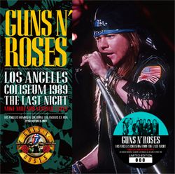 GUNS N' ROSES / LOS ANGELES COLISEUM 1989 THE LAST NIGHT MIKE MILLARD MASTER TAPES (1CD)