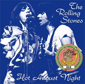 THE ROLLING STONES / HOT AUGUST NIGHT with Original Blue Cover STEREO SOUNDBOARD (2CD)