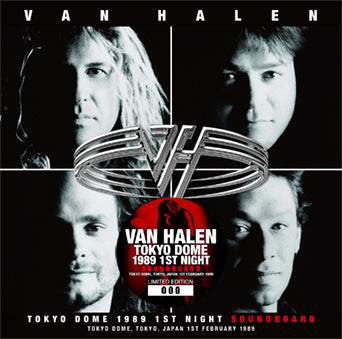 VAN HALEN / TOKYO DOME 1989 1ST NIGHT SOUNDBOARD STEREO SOUNDBOARD (1CD+1DVDR)