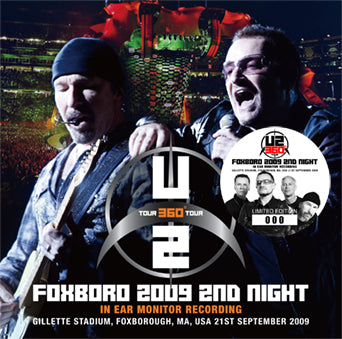 U2 / FOXBORO 2009 2ND NIGHT IN EAR MONITOR RECORDING (2CD)