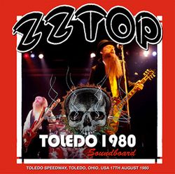 ZZ TOP / TOLEDO 1980 SOUNDBOARD (1CDR)