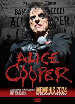 ALICE COOPER / MEMPHIS 2025 FRONT ROW (1DVDR)