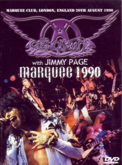 AEROSMITH w/JIMMY PAGE / MARQUEE 1990 (1DVDR)