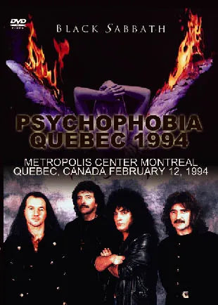 BLACK SABBATH / PSYCHOPHOBIA QUEBEC 1994 (1DVD)