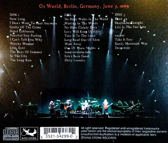 EAGLES / O2 WORLD IN BERLIN (3CD)