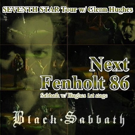 BLACK SABBATH With Glenn Hughes / "Seventh Star" Tour 1986 (2CDR)