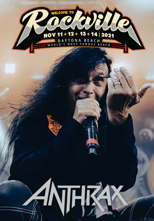 Anthrax / US Tour 2021 Welcome to Rockville 2021 Proshot (1DVDR)