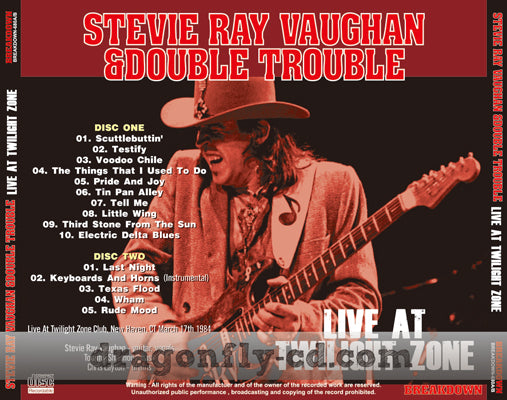 STEVIE RAY VAUGHAN / LIVE AT TWILIGHT ZONE (2CDR)