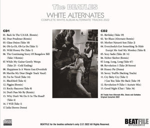 THE BEATLES / WHITE ALTERNATES Soundboard (2CDR)