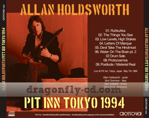 ALLAN HOLDSWORTH / PIT INN TOKYO 1994 (1CDR)