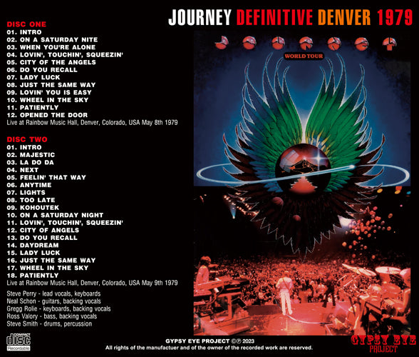 JOURNEY / DEFINITIVE DENVER 1979 (2CDR)