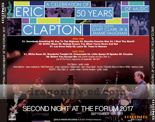 ERIC CLAPTON / SECOND NIGHT AT THE FORUM 2017 (2CDR)