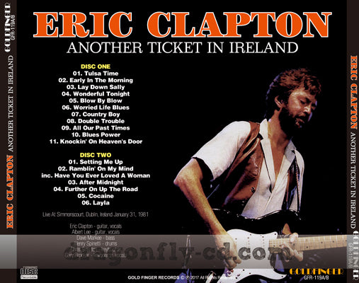 ERIC CLAPTON / ANOTHER TICKET IN IRELAND (2CDR)