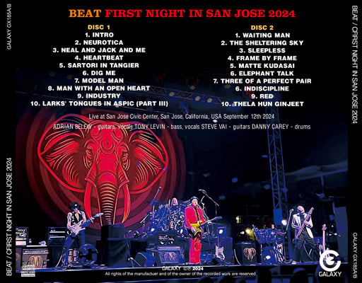 BEAT / FIRST NIGHT IN SAN JOSE 2024 (2CDR)