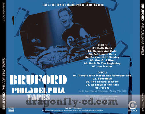 BRUFORD / PHILADELPHIA TAPES (2CDR)