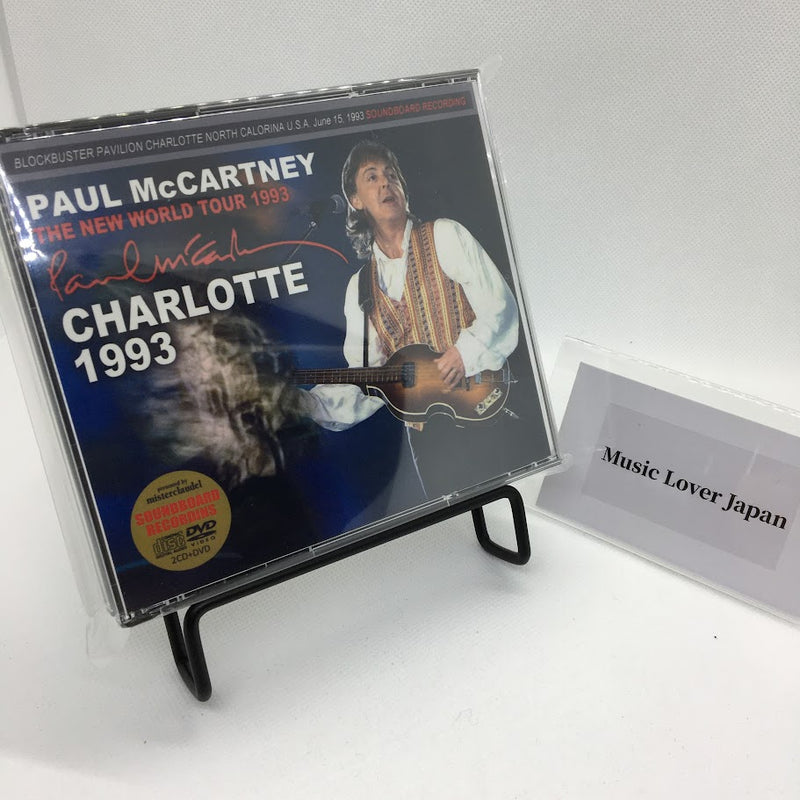 PAUL McCARTNEY / CHARLOTTE 1993 【2CD+DVD】