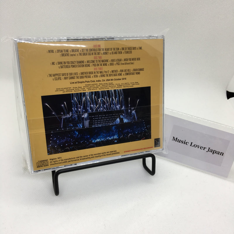ROGER WATERS / DESERT TRIP 2016 WEEKEND 1 : FRONT OF HOUSE MIX (3CD) STEREO SOUNDBOARD