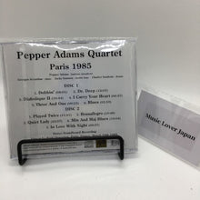 Load image into Gallery viewer, Pepper Adams Quartet / Paris 1985 STEREO SOUNDBOARD (2CDR)
