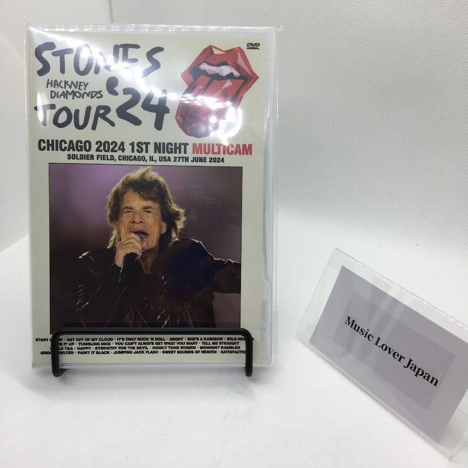 THE ROLLING STONES / CHICAGO 2024 1ST NIGHT MULTICAM (1DVDR)