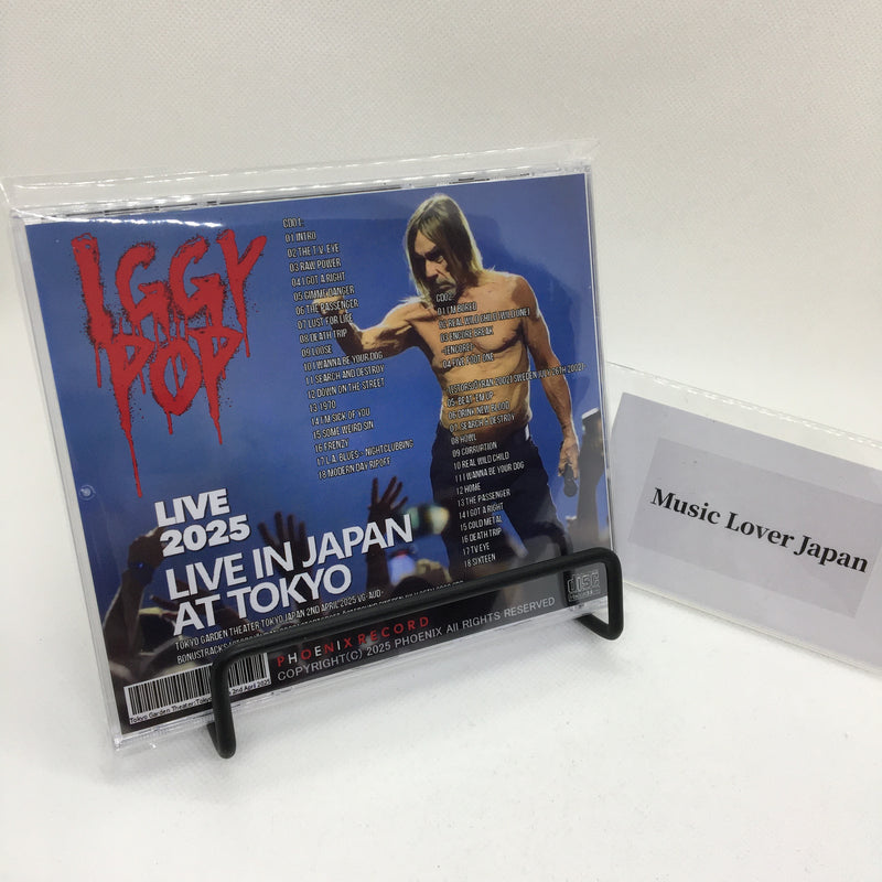 Iggy Pop / Japan Tour2025 Tokyo Garden Theater (2CDR)