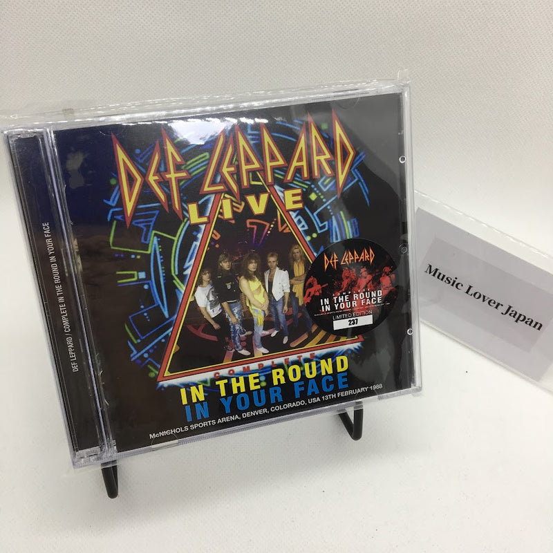 DEF LEPPARD / COMPLETE IN THE ROUND IN YOUR FACE (2CD)