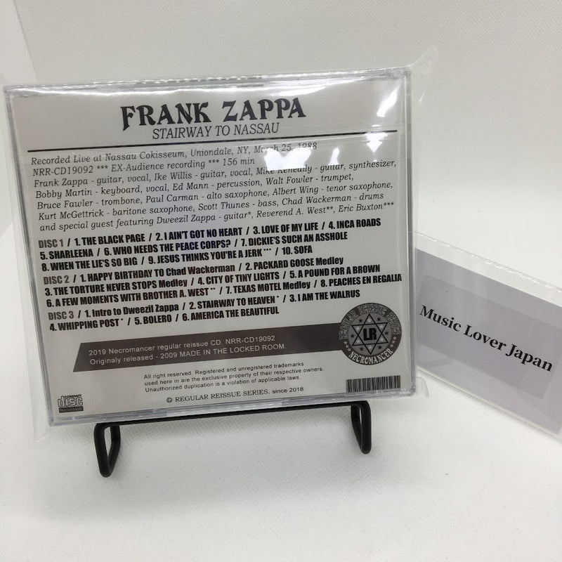 FRANK ZAPPA / STAIRWAY TO NASSAU (3CDR)