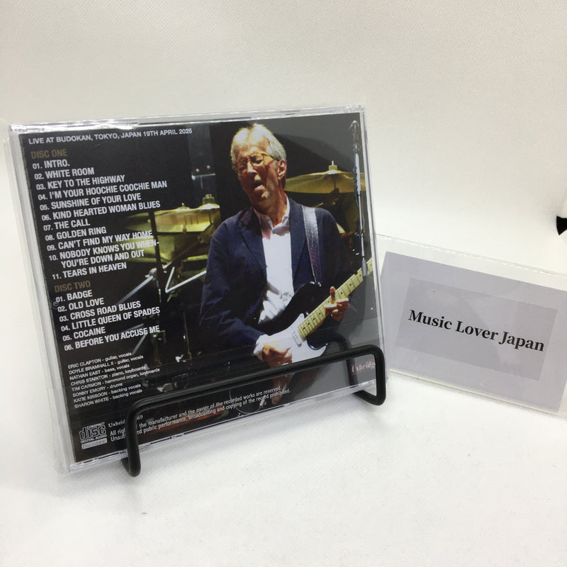 Eric Clapton LIVE at BUDOKAN 2019 ジャケット ERIC CLAPTON / BUDOKAN 2019 1st NIGHT - DEFINITIVE EDITION