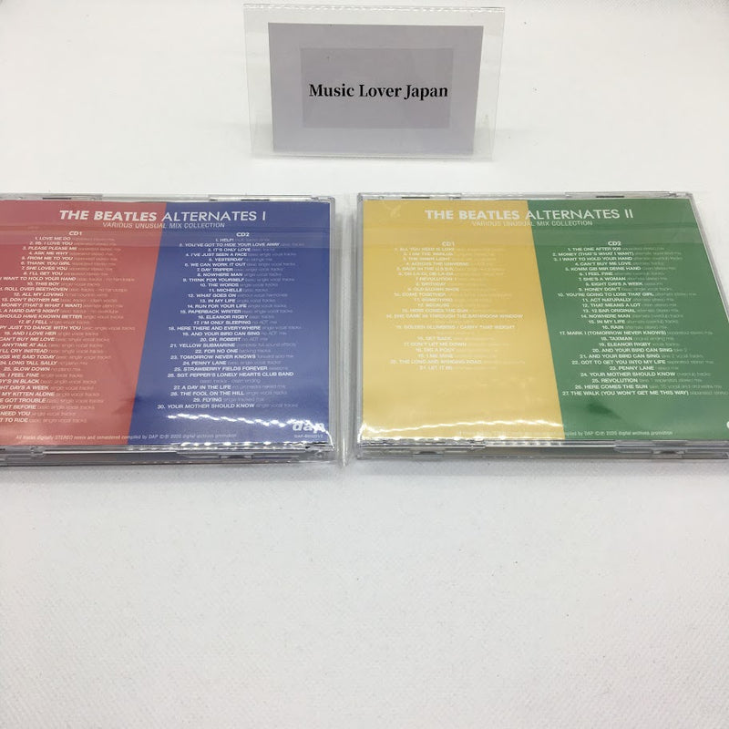 THE BEATLES / ALTERNATES I & II Set 4CD VARIOUS UNUSUAL MIX