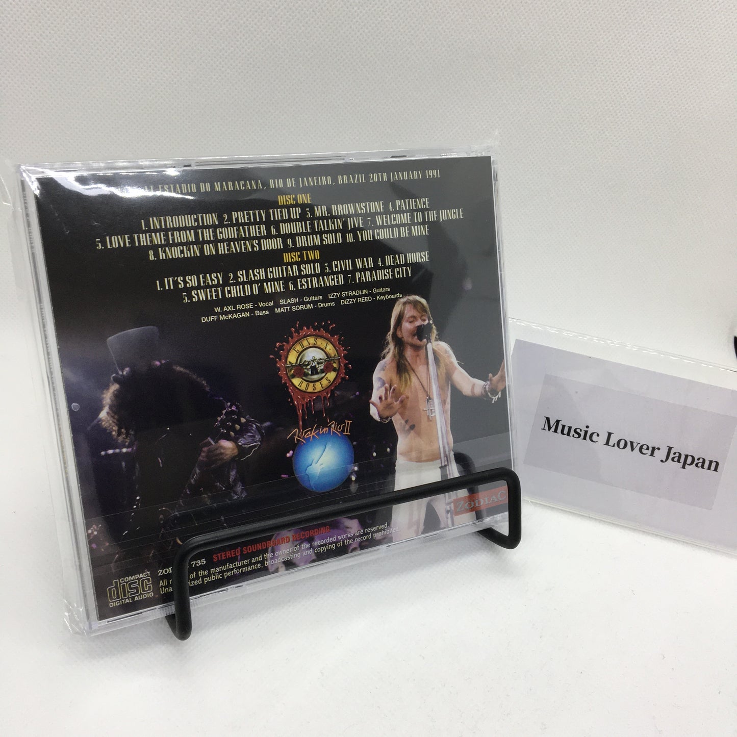 GUNS N' ROSES / ROCK IN RIO II RIO 1991 1ST NIGHT FM BROADCAST (2CD)