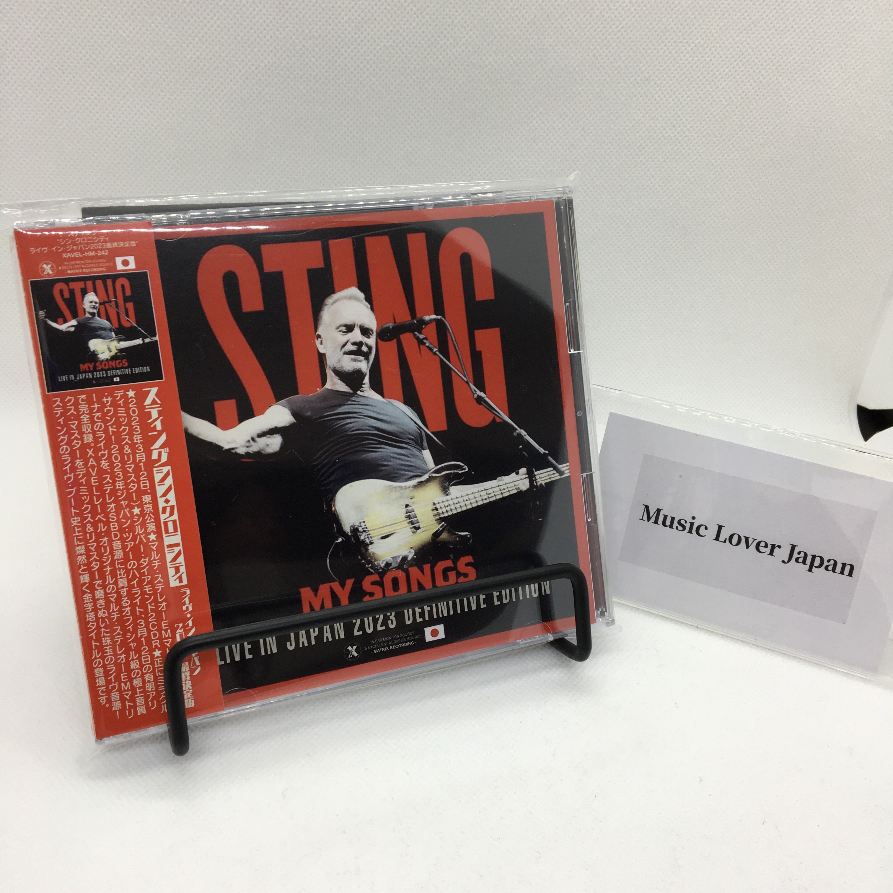 貴重　ライブ　STING スティング 限定版CD＆写真　画集 STING / LIVE IN JAPAN 2023 DEFINITIVE EDITION (2CDR+1BDR