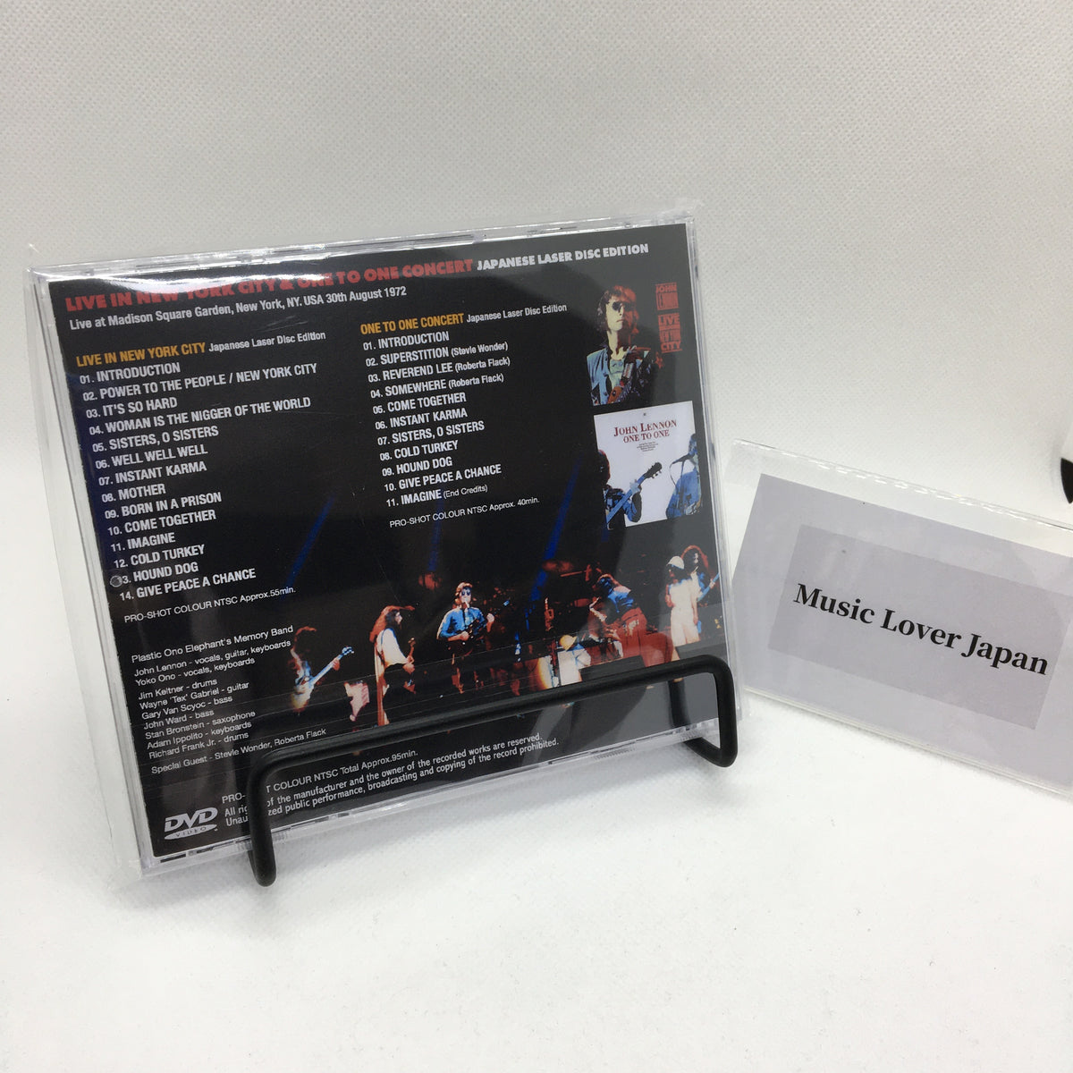 ジョン・レノン・ボックス [Laser Disc] JOHN LENNON BOX JAPAN Laserdisc 3disc New (sealed) + 2Single