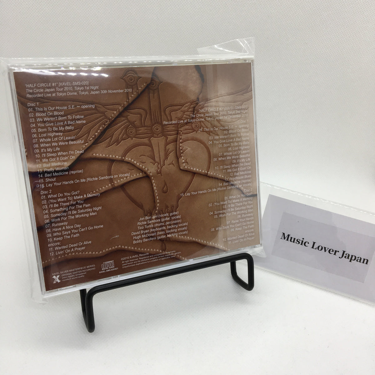 新品・BON JOVI【'2010 VIP席 限定グッズ】CIRCLE TOUR bon-jovi-the-circle-tour-pair-