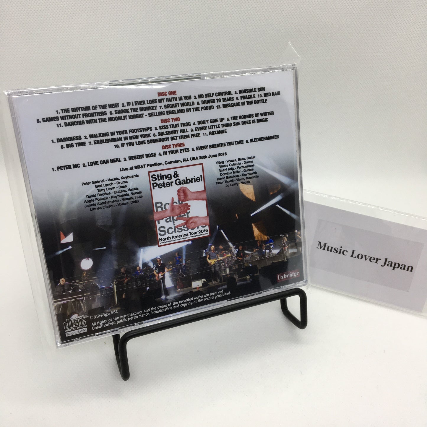 STING & PETER GABRIEL / CAMDEN 2016 (3CDR)