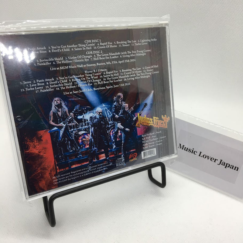 JUDAS PRIEST / LIVE FROM BOSTON TO BARCELONA 2024 (2CDR+1BDR)